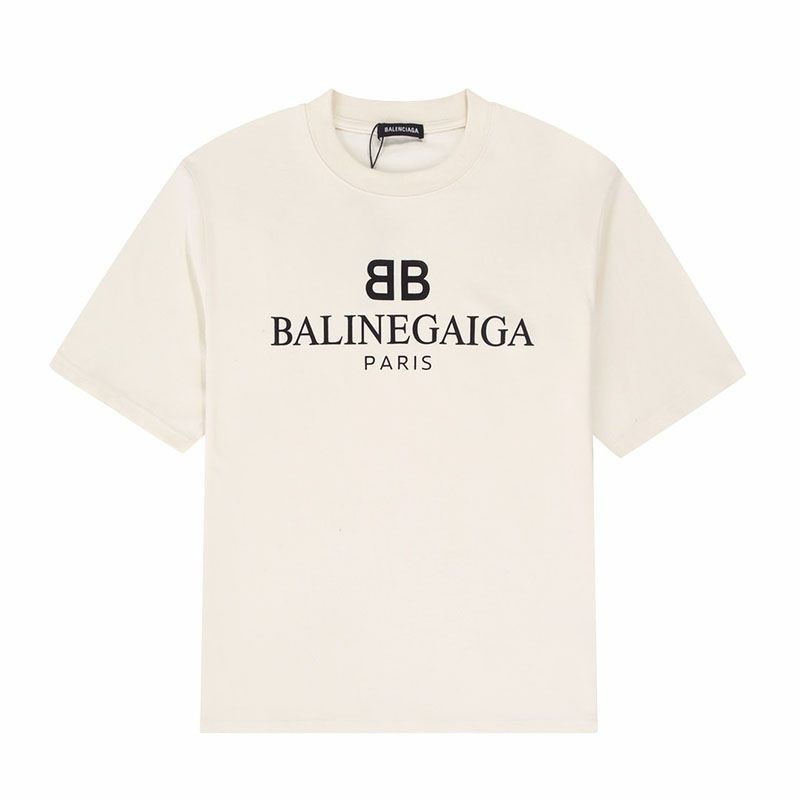 Very popular: [Balenciaga] Logo cotton T-shirt replica bas86081