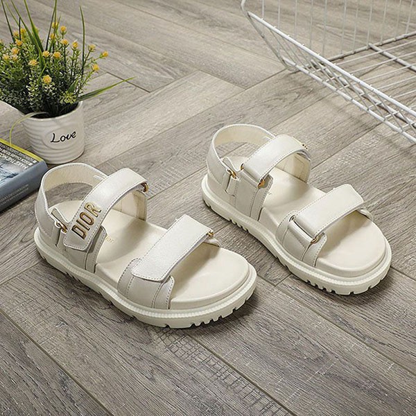 New Spring/Summer Dior Sandals Replica Calf Leather Sole Logo DED67916