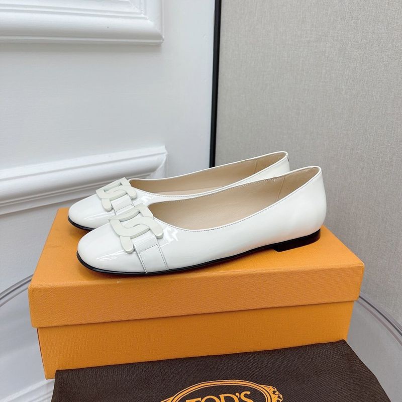 21-22AW [Tod's Copy] Chain Motif Flat Shoes tof14070