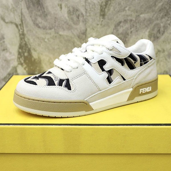No.1 Popular Fendi Match Suede Low Top Sneakers Replica few40155