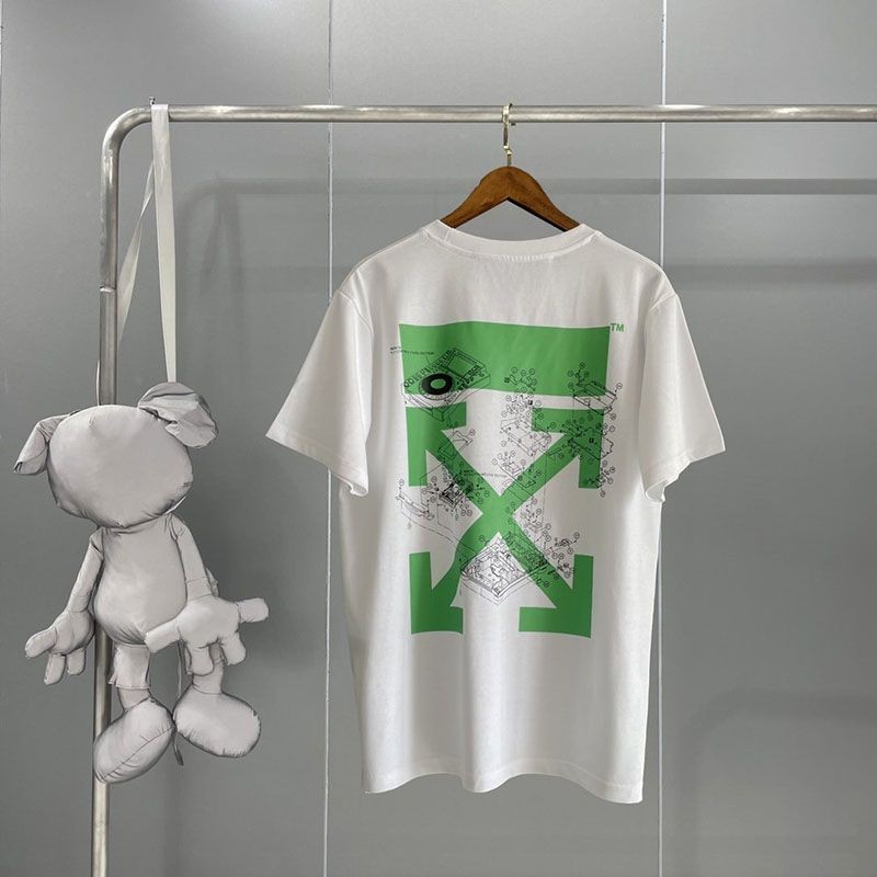 New Spring/Summer Off-White Arrow Logo T-Shirt Replica ofq08490