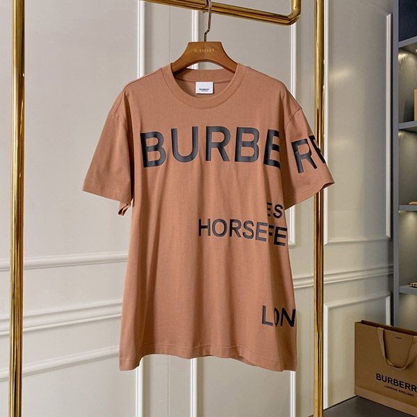Extremely rare! Burberry copy Horseferry print T-shirt Bag25377