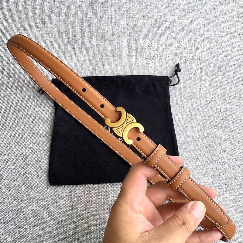 Hard to find [Celine replica] Small Maillon Triomphe belt in calfskin Cei22849