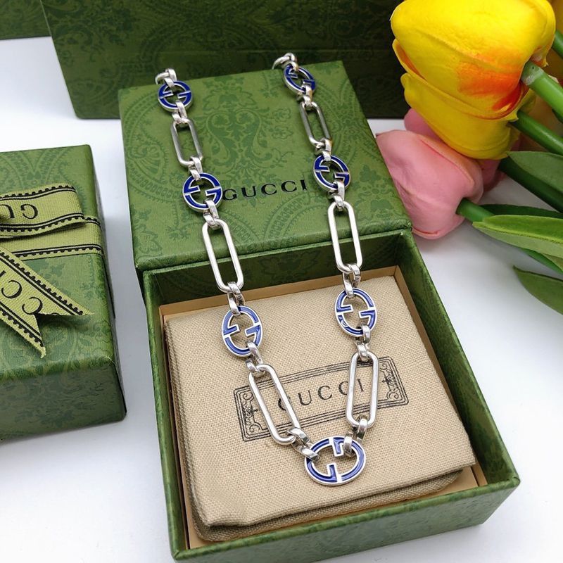 Cute Gucci unisex necklace replica gum53460
