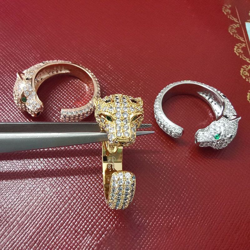 Cute Panthere de Cartier Ring Replica 3 Colors kav21955