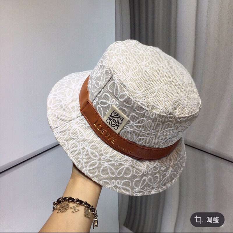 Spring/Summer New Arrivals Loewe Bucket Hat Replica Anagram Logo Jacquard Bucket Hat loa38600