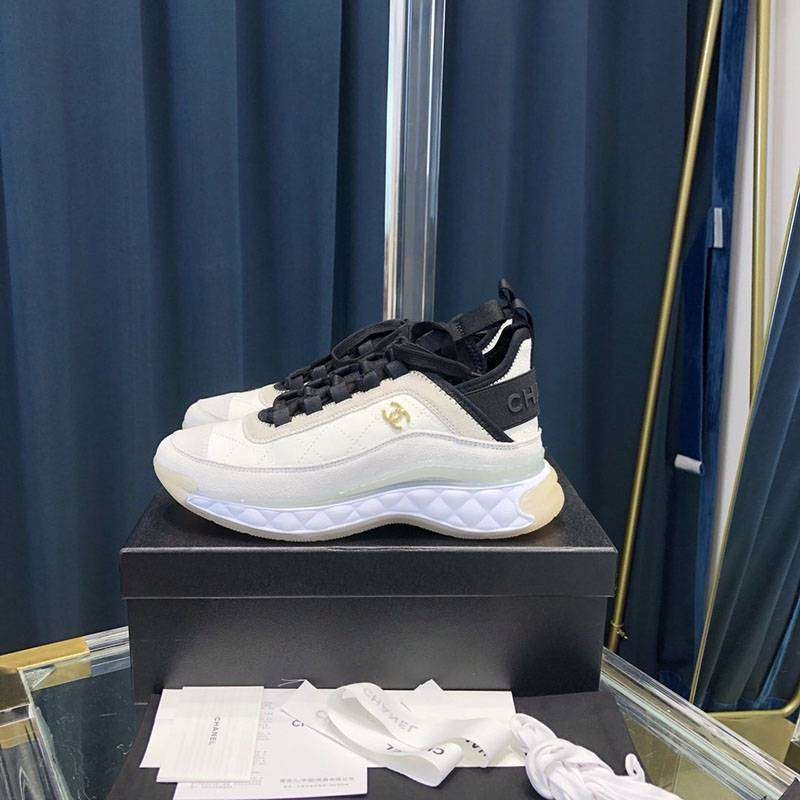 21AW New Chanel Replica Suede Velvet Sneakers shq59860