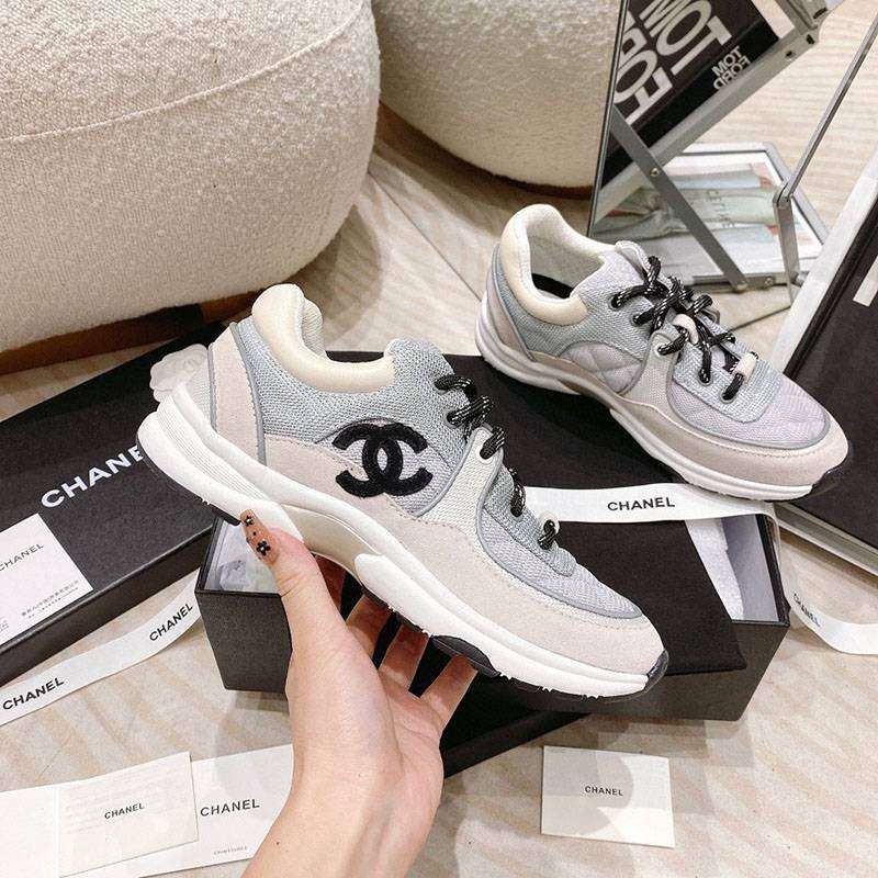 New sale Chanel replica CC logo low top sneakers shq04552
