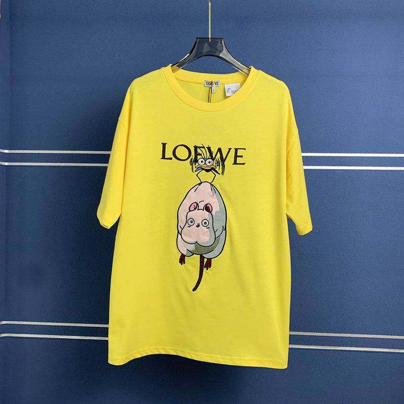 Lowest price challenge Loewe x Ghibli replica Haedori crew neck T-shirt lot32147