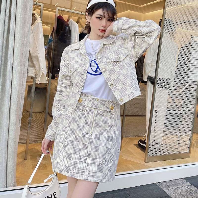 《Very Popular》2022 SS Louis Vuitton Damier Jacket Replica vuj75560