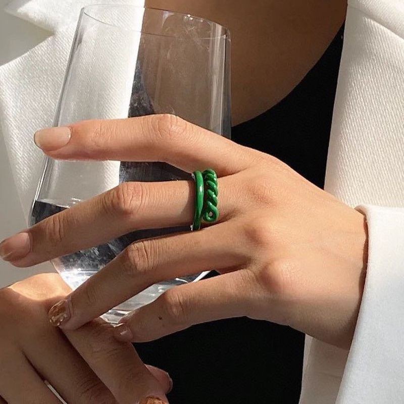 Cute ☆ Bottega Veneta ☆ Silver ring? Men's ring fake ☆ 651249V50813707