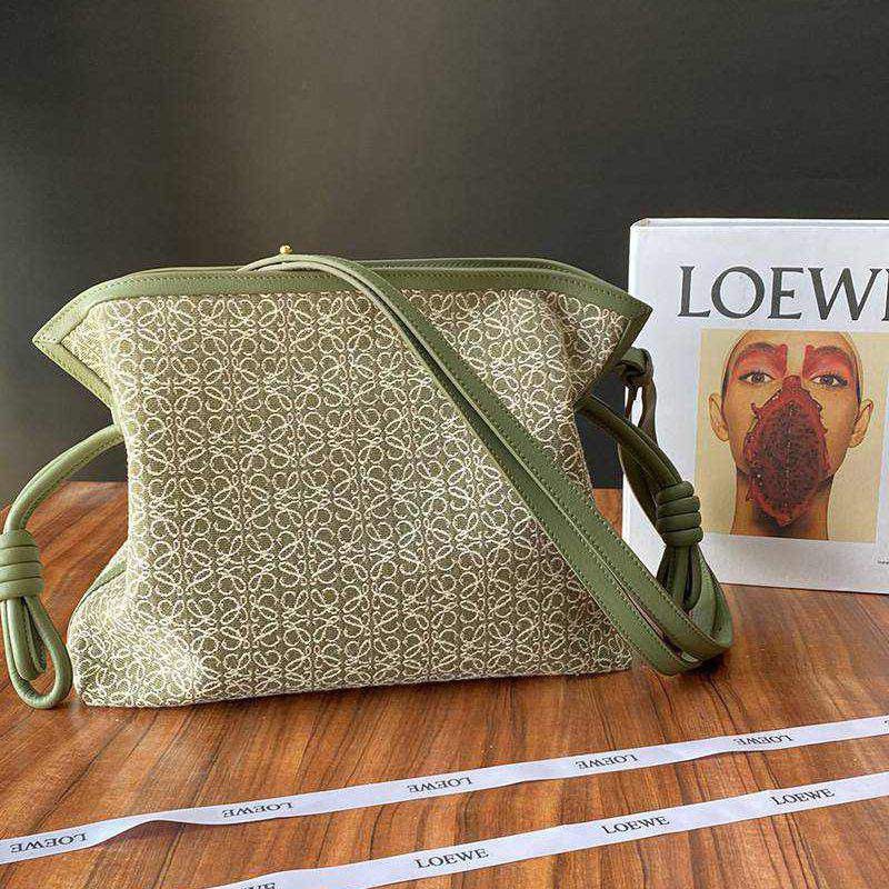 Rare color [Loewe] Flamenco clutch replica Anagram jacquard lop57014