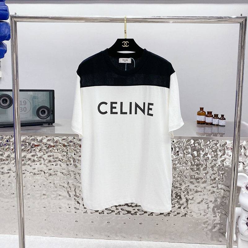 No. 1 in cumulative sales! Celine Loose T-shirt Replica Cotton Cez06770
