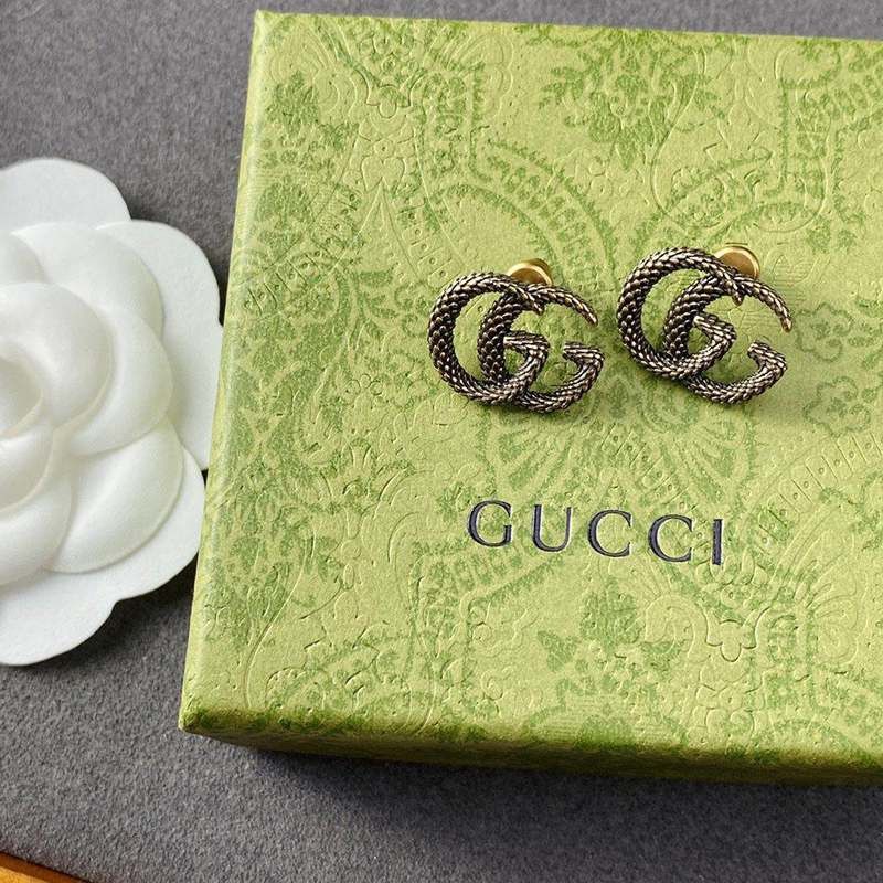 Very popular all over the world? [Elegant] Gucci Double G Earrings guh86255
