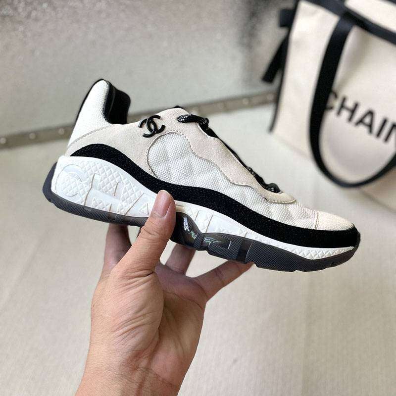 Rare color Chanel replica mesh low top sneakers shv07919