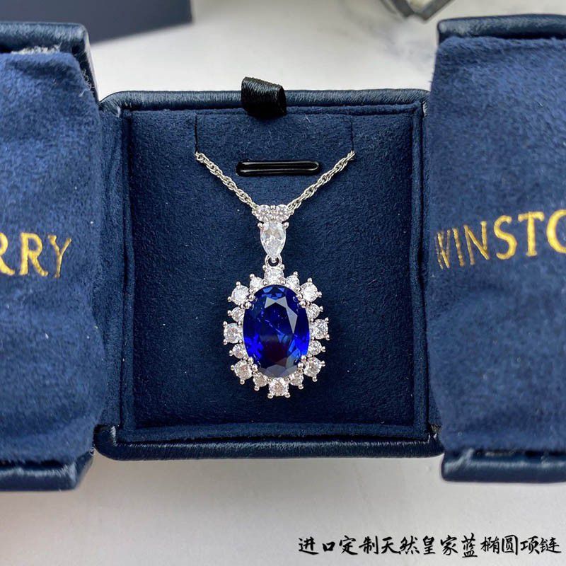 Very popular Harry Winston Aquamarine Diamond Fake Pendant ins05669