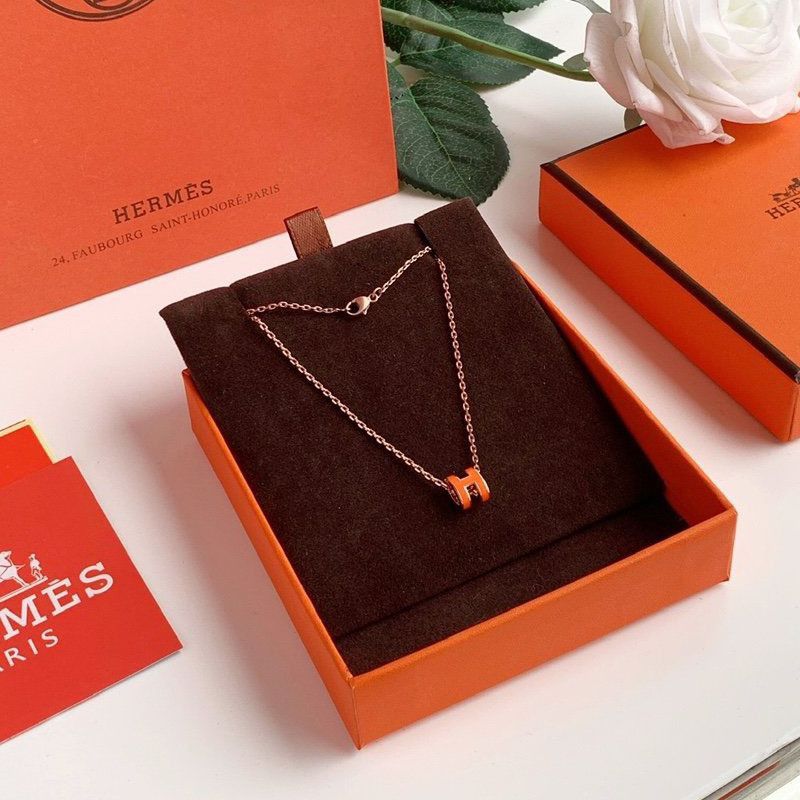 Cute Hermes★Pop H Copy★Pendant Pop H Rose Gold erv47291