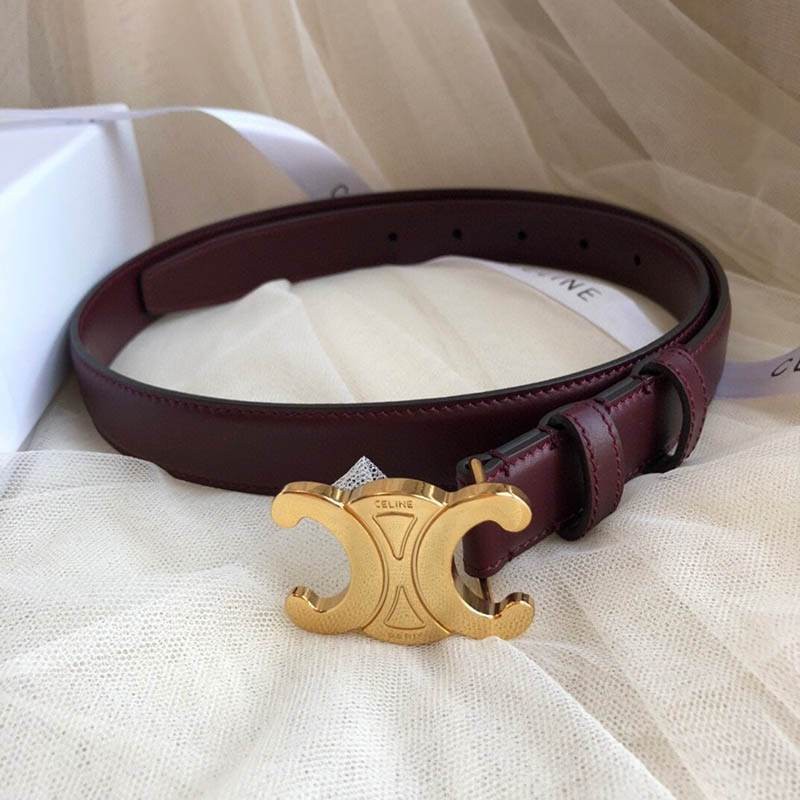 New sale [CELINE] Small Triomphe Belt Replica Smooth Calfskin Cew11024