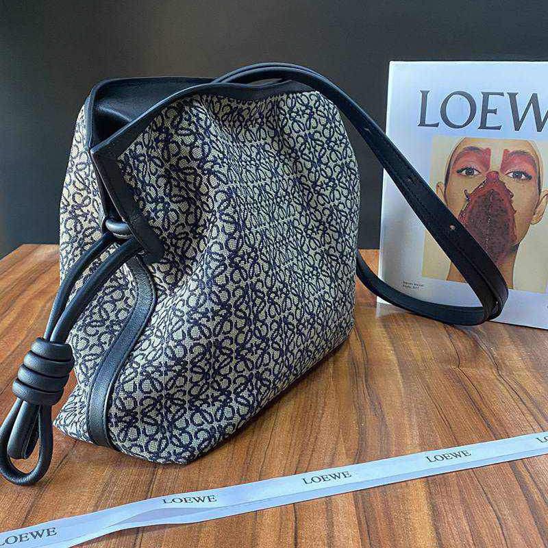 Rare color [Loewe] Flamenco clutch replica Anagram jacquard loe98100