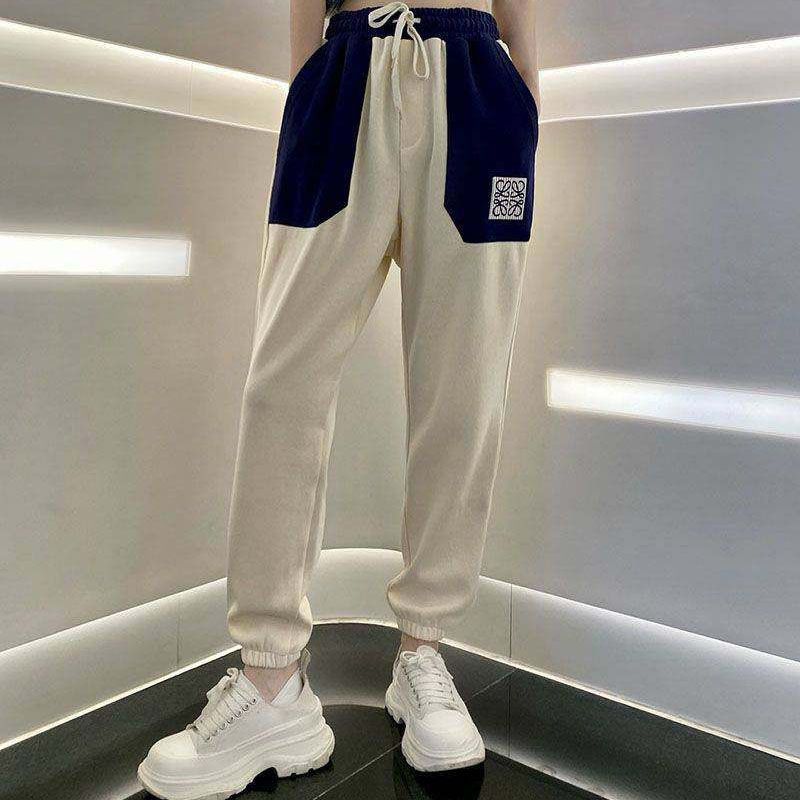 New Spring Items [Loewe] Cotton Snap Denim Pants Replica loa31170