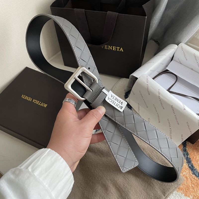 No.1 Popular ☆ Autumn/Winter ☆ Bottega Veneta Intrecciato Leather Belt Replica 35mm box85770