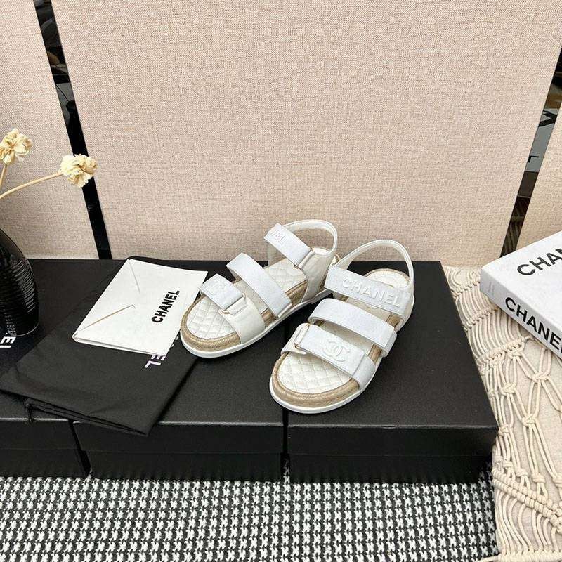Popular all over the world? Chanel replica calfskin sandals shu86750