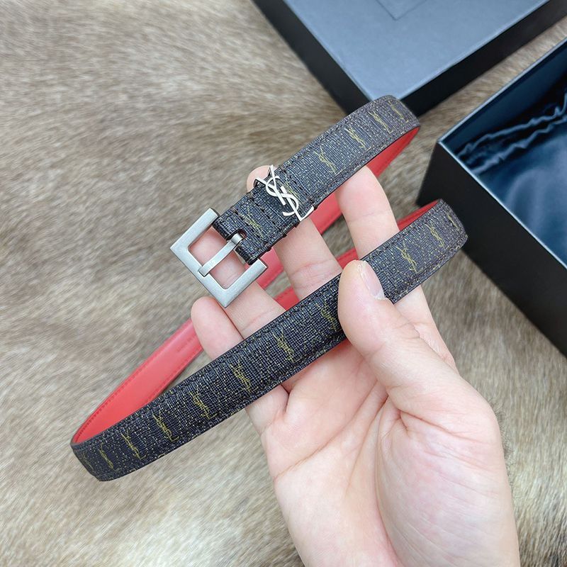 Battle for the Saint Laurent Replica Monogram Narrow Belt 20mm Saf89500