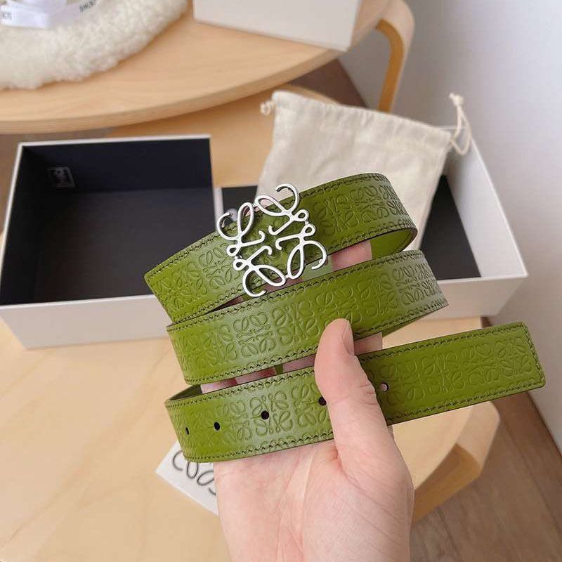 New limited edition [LOEWE] Calf leather anagram buckle reversible belt lov27798