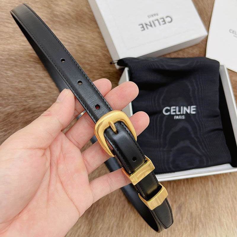 Rare Celine Small Triomphe Buckle Belt Replica Cer09776