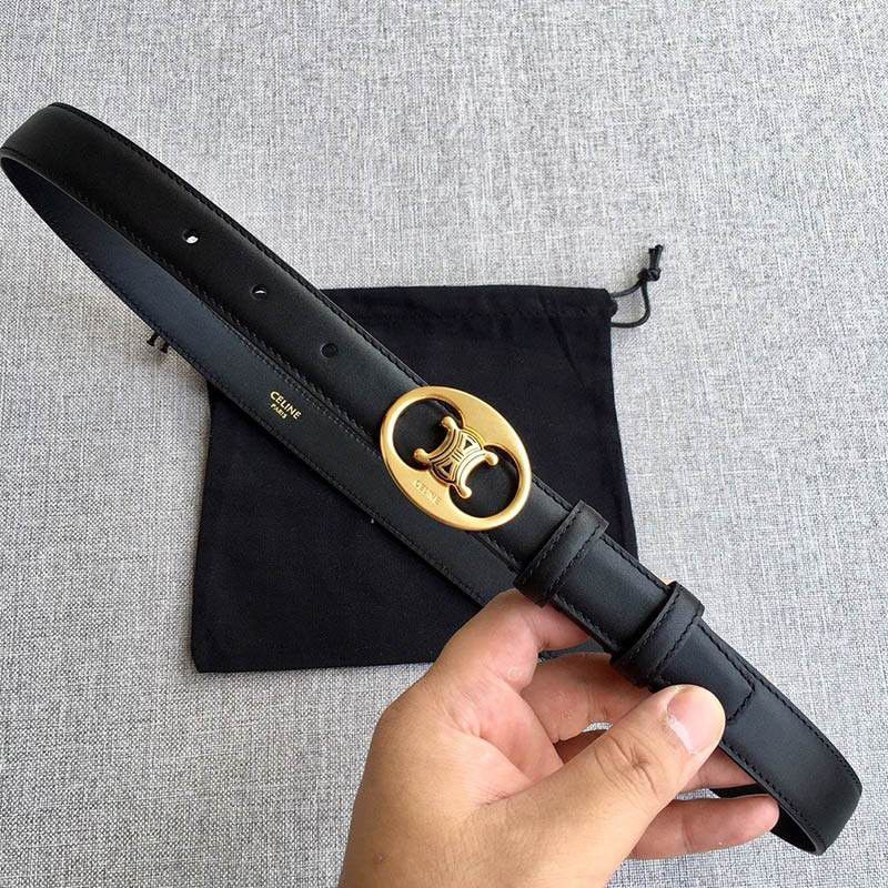 ☆Super popular☆Celine Small Myon Triomphe Buckle Belt Replica Cey68798