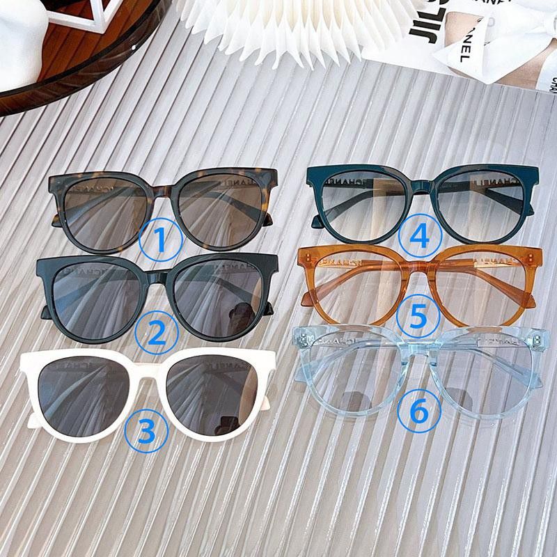 Extremely rare! Replica Chanel butterfly-shaped sunglasses in 6 colors shl43989