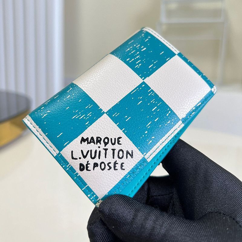 Rare color ☆? Louis Vuitton ☆ Organizer card case copy business card holder Damier N60494 Rare color ☆? Louis Vuitton ☆ Organizer card case copy business card holder Damier N60494