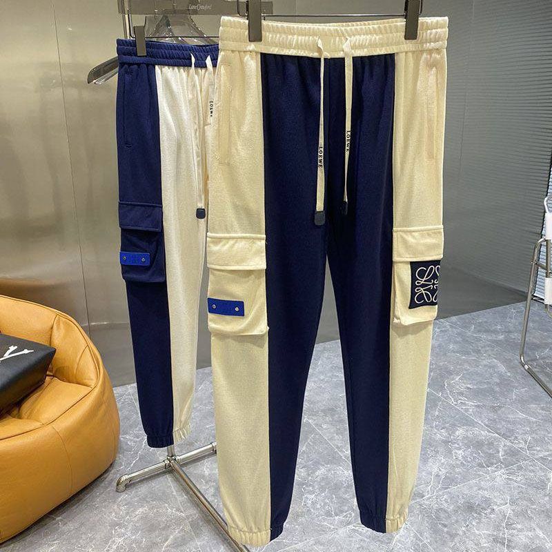 New Spring Collection [LOEWE] Cotton Replica Snap Denim Pants lol64877