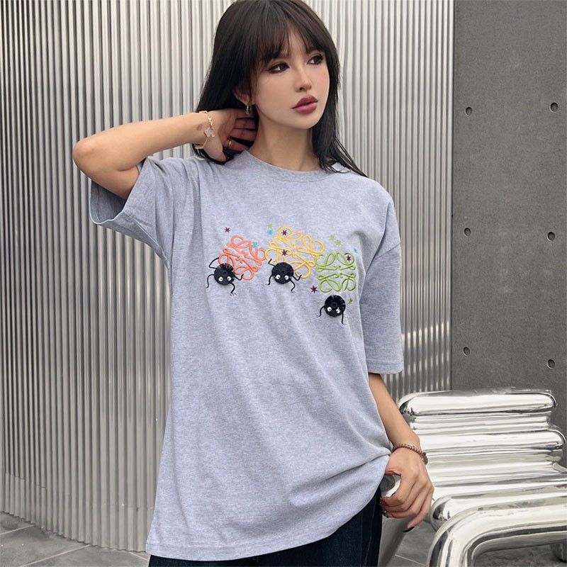 New for Spring/Summer Loewe x Ghibli Fake Susuwatari Anagram T-Shirt (Cotton) S928Y22J01