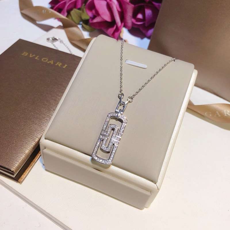 ★Popular in Japan! Bulgari Diamond Necklace Replica Grade N 18K Gold [Tracking Included] Buj65041