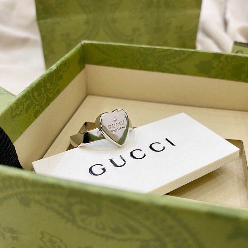Lowest price challenge [Gucci] Ring replica Trademark Heart Ring gug87404
