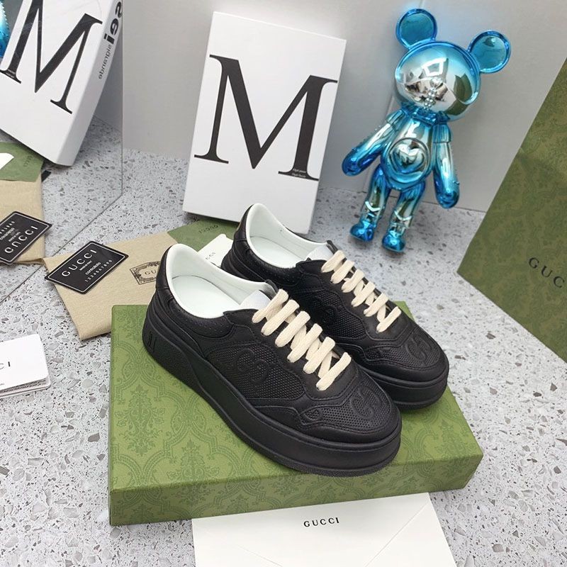 21AW New Gucci GG Embossed Women's Sneakers Replica guh20044 21AW New Gucci GG Embossed Women's Sneakers Replica guh20044