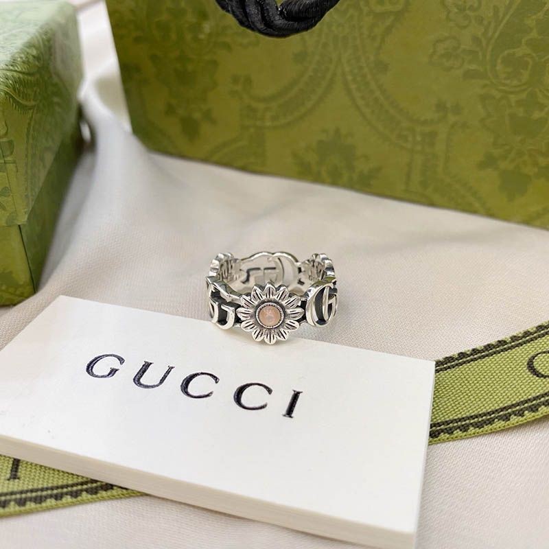 Very popular Gucci ring replica silver accessories guu90505