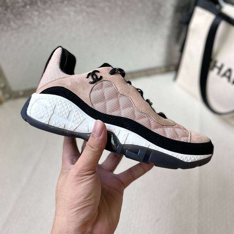 Love at first sight? Chanel mesh low-top sneakers replica shm58640