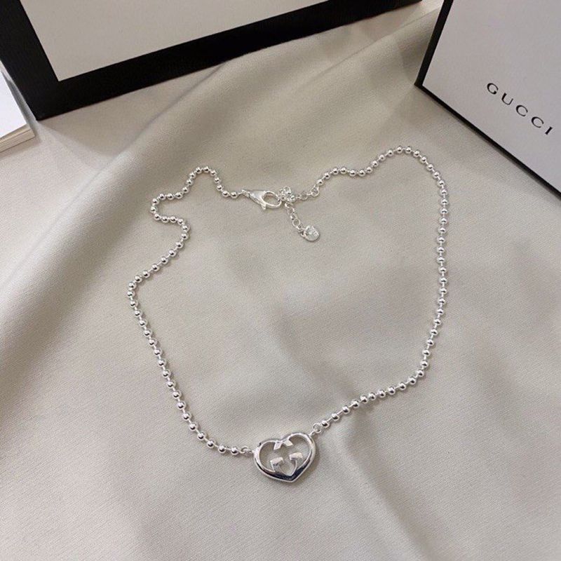 ☆Super popular☆Gucci heart pendant necklace replica guq93300