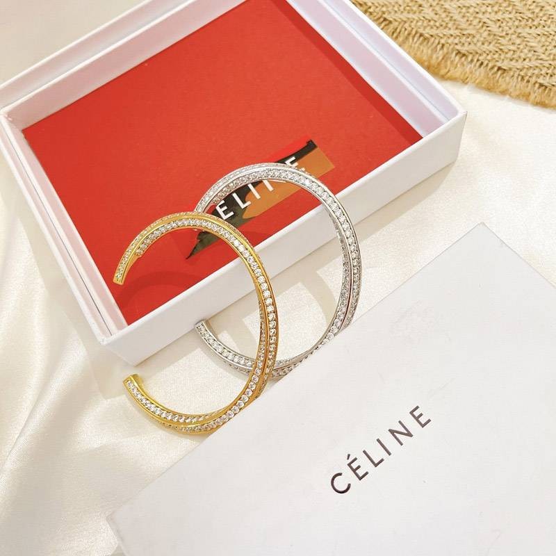 Celine Trapeze Bracelet Not Available in Japan Replica Crystal 2 Colors Ceo04765