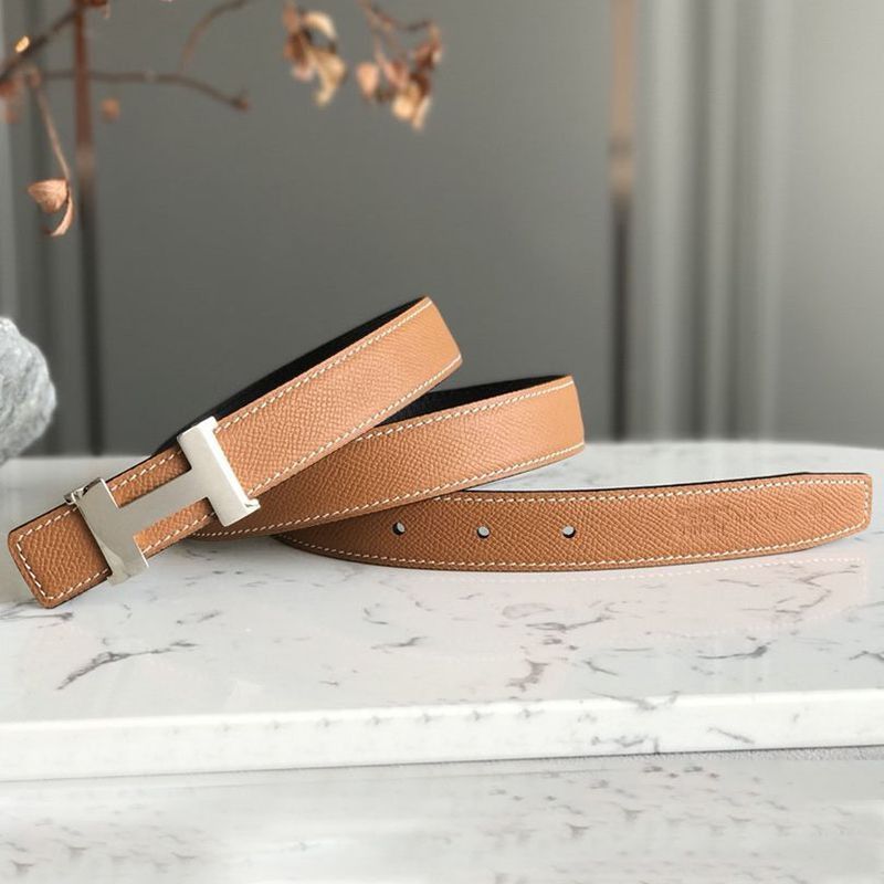 Spring/Summer New Arrivals★Hermes★Silver Ankle H Replica 25mm Reversible Belt erg55991 Spring/Summer New Arrivals★Hermes★Silver Ankle H Replica 25mm Reversible Belt erg55991