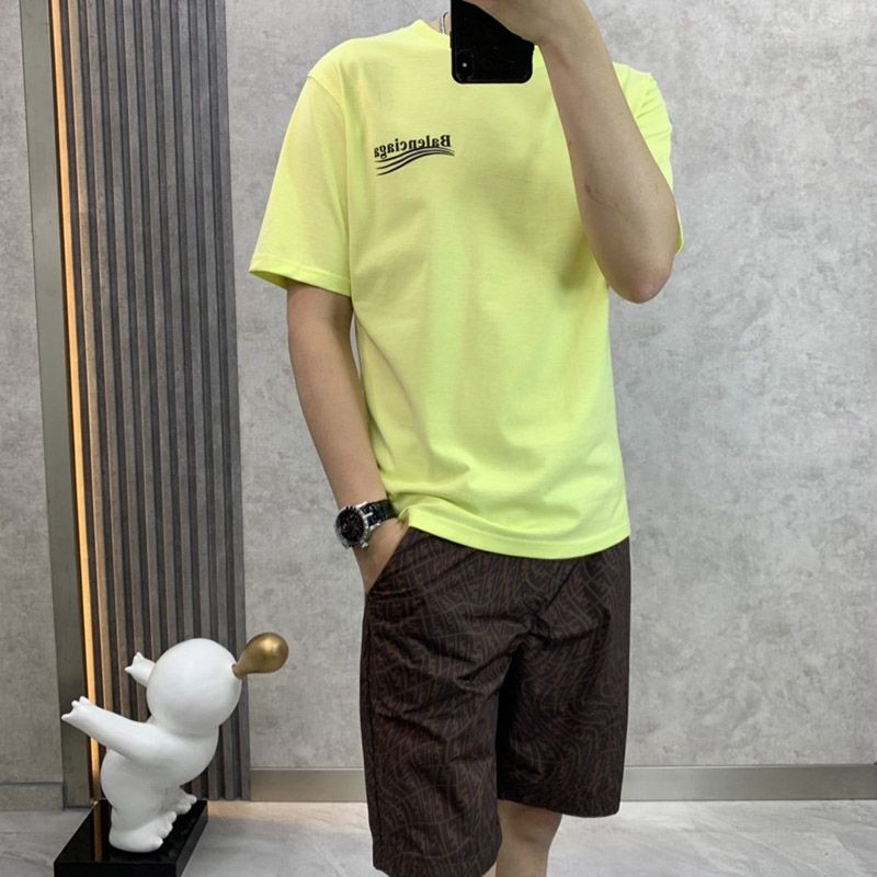 No. 1 in cumulative sales! Balenciaga Replica POLITICAL CAMPAIGN REGULAR FIT T-shirt bar75756