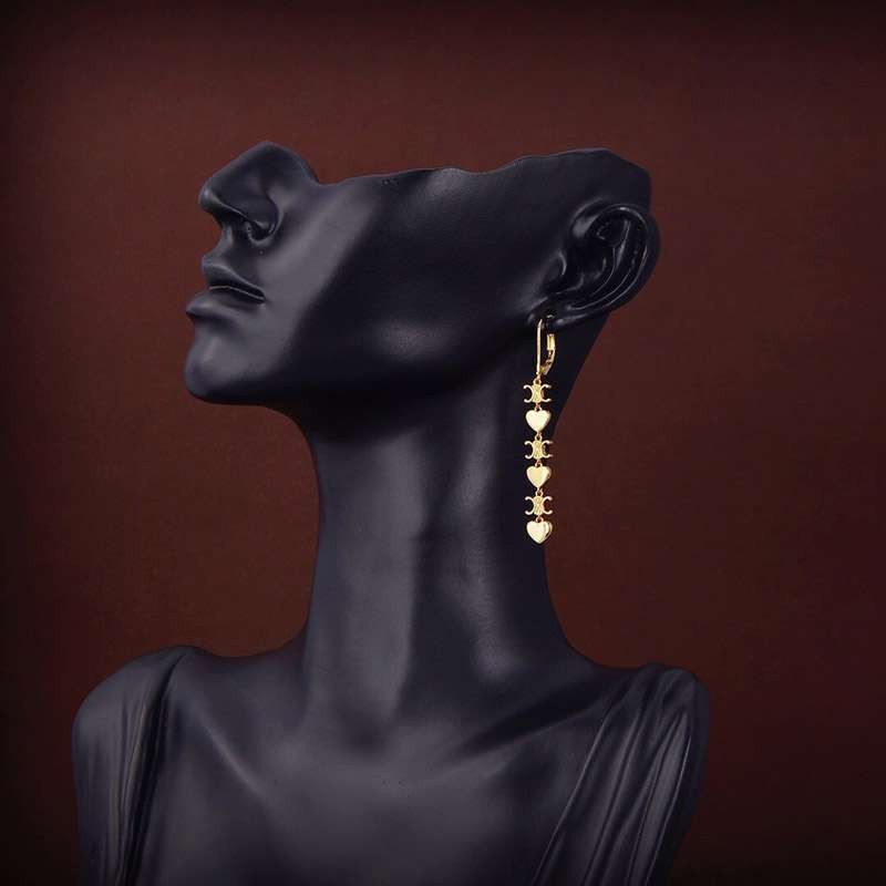 Very popular all over the world? Celine Triomphe replica multi short earrings Cee32504