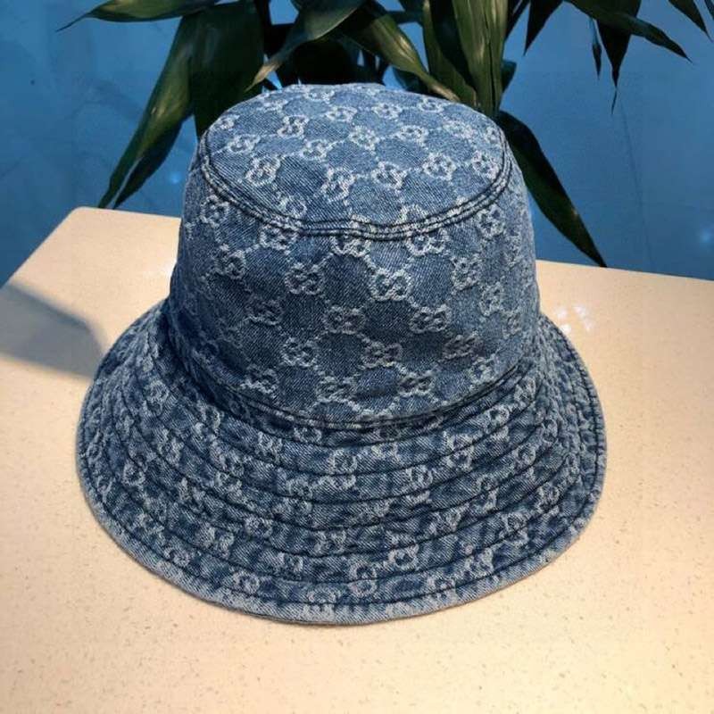 Very popular Gucci GG canvas replica fedora baguette hat gun37836