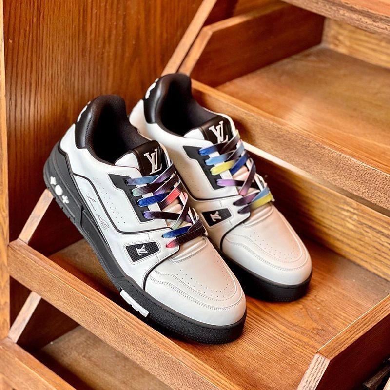 《Very Popular》Louis Vuitton Front Row Line Sneakers Super Copy vue03301