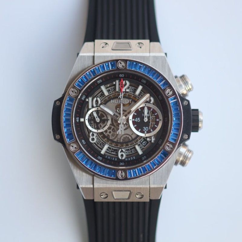 Rare color Hublot watch copy Big Bang Unico titanium ceramic hua85723