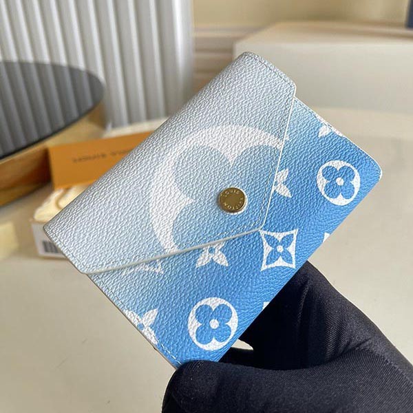 Louis Vuitton Wallet Replica Portefeuille Monogram Blue M80387 Louis Vuitton Wallet Replica Portefeuille Monogram Blue M80387