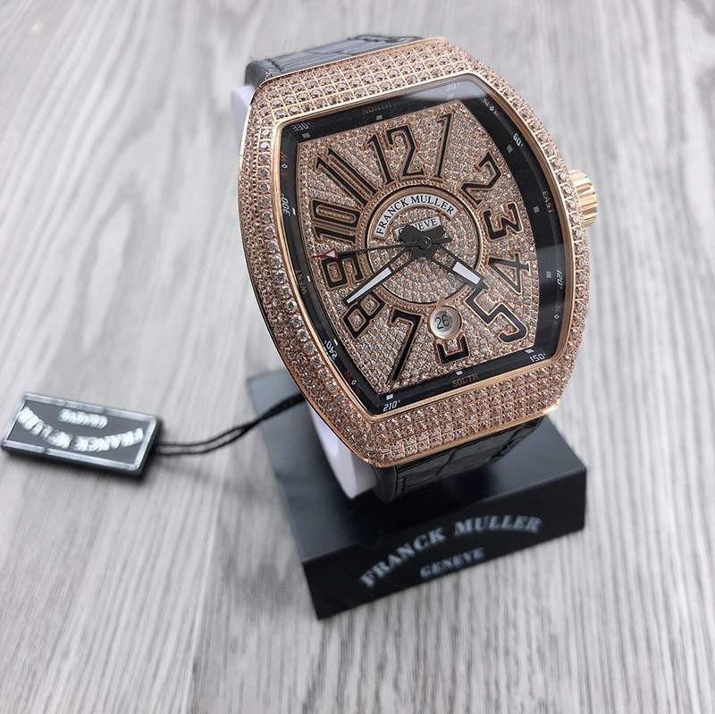 Classic Franck Muller Casablanca Replica Full Diamond V45-V3 frs17302