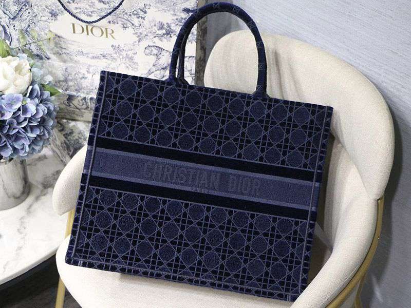 Sure to sell out Dior Book Tote Replica Cannage Embroidery 2 sizes deg83161